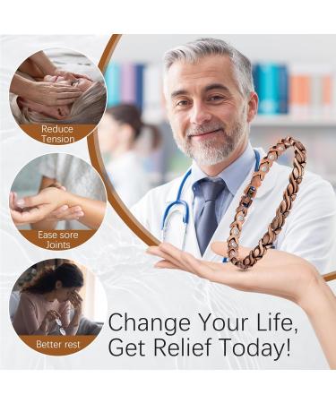 Jeracol Pure Copper Magnetic Bracelet for Women | Adjustable Length Fish Tail Design - Buy Online on GoSupps.com