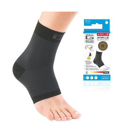 Neo-G Ankle Support Running Sports Daily Wear - Ankle Brace Achilles Tendonitis Support Sprained Ankle Supports for Weak Ankles and Joint Pain. Multi Zone Ankle Compression - Airflow - S Black Black S - Buy Online on GoSupps.com