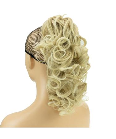 Imissu Chaotic Curly Short Claw Ponytail Hair Extensions - Dirty Blonde Clip-In Wig - Buy Online on GoSupps.com
