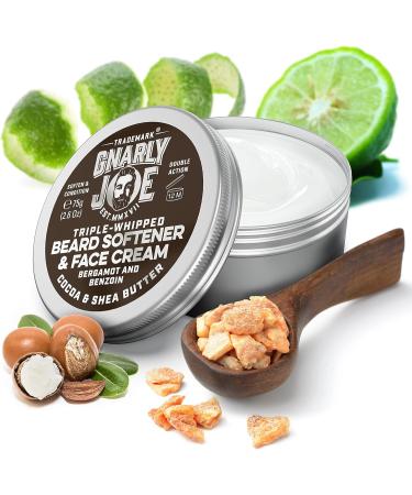 Gnarly Joe Triple-Whipped Cocoa & Shea Butter Beard Softener & Face Cream 75ml - Bergamot & Benzoin | Leave-In Overnight - Buy Online on GoSupps.com