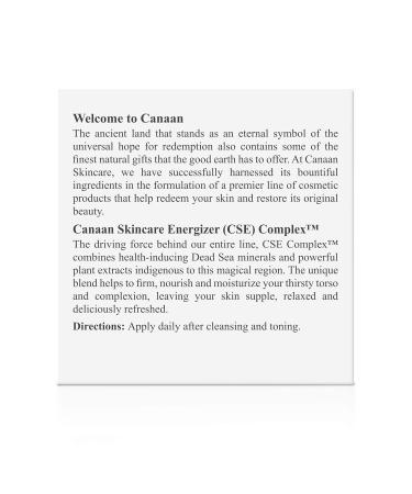 Canaan Face Nourishing Cream - Dead Sea Moisturizer for Dry Skin 1.7 fl. oz | Youthful Skin Repair | International Shipping Available - Buy Online on GoSupps.com