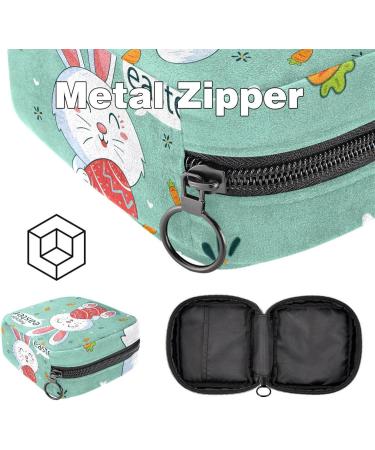 Women's Binding-Up Bags | Cute Rabbit Easter Designs | Zip Pocket Menstrual Storage - Buy Online on GoSupps.com