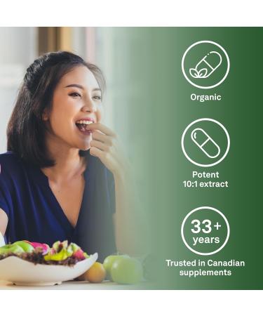 Organika Turkey Tail Mushroom- Organic 450mg 10:1 Extract- Immune Support- 90vcaps - Buy Online on GoSupps.com