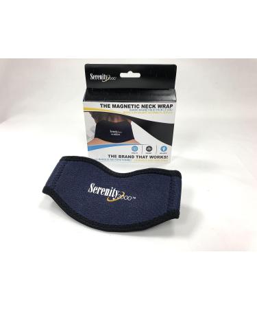 Serenity2000 Magnetic Neck Wrap for Pain Relief and Stress Management - 21 Powerful Magnets, Adjustable Strap - Lightweight and Breathable Neoprene - Buy Online on GoSupps.com