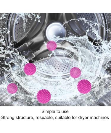 Laundry Ball 12Pcs Clothes Dryer Ball Washing Ball Laundry Cleaning Balls Tool Household Supplies Rose Red Cleaning Tool - Buy Online on GoSupps.com