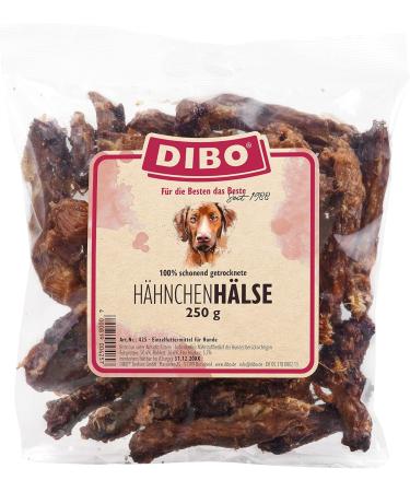Dibo Chicken Necks for Dogs - Natural Chew Snack (250g) | Quality Dog Treats without Additives - Buy Online on GoSupps.com