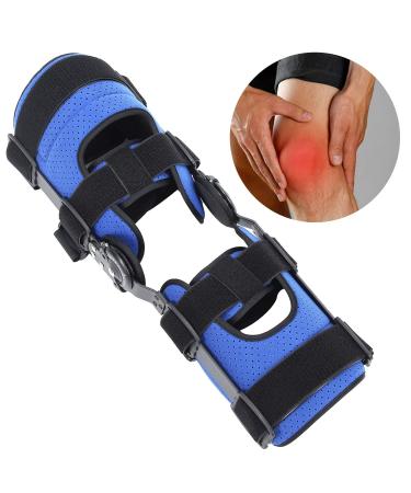 Breathable Adjustable Knee Brace for Meniscus Support - Non-Slip Leg Fixed Orthosis Immobilizer (Left - Buy Online on GoSupps.com