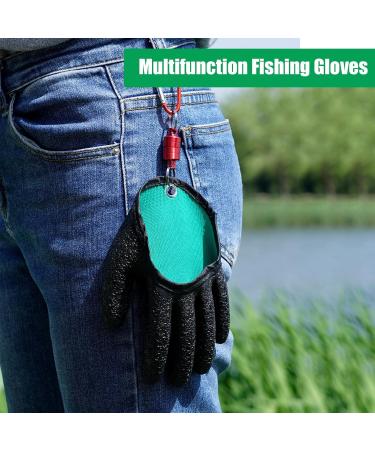 Roipus Waterproof Fishing Gloves - 2 Pack Bite-Proof & Stab-Resistant Anti-Cut Hunting Gloves with Magnetic Lock for Predator Fish Catching - Buy Online on GoSupps.com