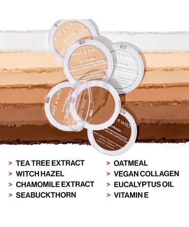 Wet n Wild Bare Focus Clarifying Finishing Powder - Matte Pressed Setting Powder in Medium-Tan MediumDark - Buy Online on GoSupps.com