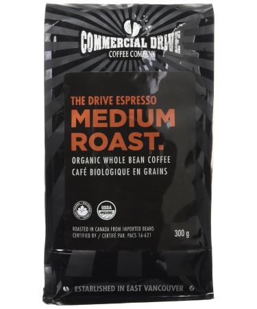 The Commercial Drive Coffee Company Small Batch Organic Espresso Whole Bean Coffee 300g