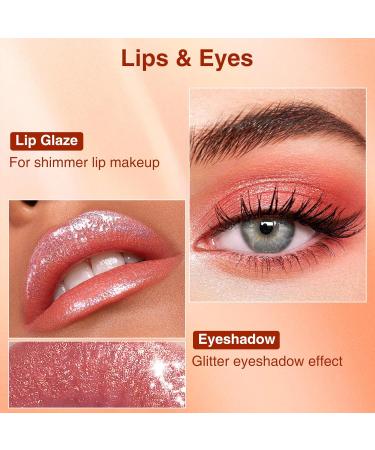 Lucoss 6 Colors Glitter Liquid Lipsticks Gift Set Waterproof Moisturizing Metallic Lip Gloss for Women & Girls Shimmering Glitter Finish - Buy Online on GoSupps.com