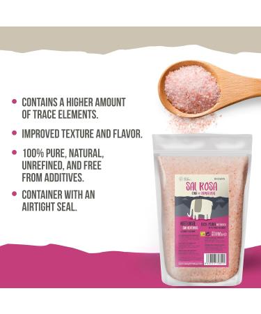 Wassy Himalaya SL Himalayan pink salt fine 1700 grams Without additives 100 natural unrefined Higher trace element content To season and season Origin Punjab Pakistan - Buy Online on GoSupps.com
