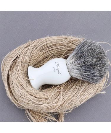 Premium 3-Piece Shaving Kit - Badger Brush & Edge Razor - Perfect Gift Set in White/Ivory - International Shipping Available - Buy Online on GoSupps.com