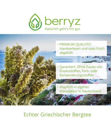 Greek Mountain Tea - Sideritis Scardica | Refreshing Aroma | Verbena & Fleabane - International Shipping Available - Buy Online on GoSupps.com