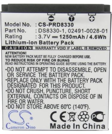 Replacement Battery for Voigtl nder Virtus D8/D800/W7/XM 8600 - 1250mAh/3.7V International Shipping - Buy Online on GoSupps.com