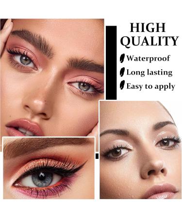2Pcs 2 in 1 Lash Cosmetics Mascara 5x Longer Waterproof Mascara Natural Liquid Eyelash Mascara No Clumping 4d Silk Fiber Mascara Makeup - Buy Online on GoSupps.com