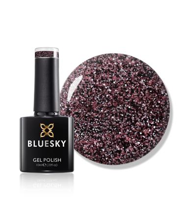 Bluesky Gel Nail Polish Generous Aw19 Pink Glitter Long Lasting Chip Resistant 10 ml (Requires Drying Under UV LED Lamp)