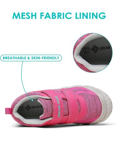 DREAM PAIRS Kids Hiking Shoes - Non-Slip Outdoor Sneakers, Rose/Red - Size 4 Big Kid - Buy Online on GoSupps.com