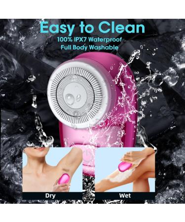 Mini Electric Shaver - Portable Waterproof Razor for Men & Women | Rechargeable Travel-Friendly Design in Red - Buy Online on GoSupps.com