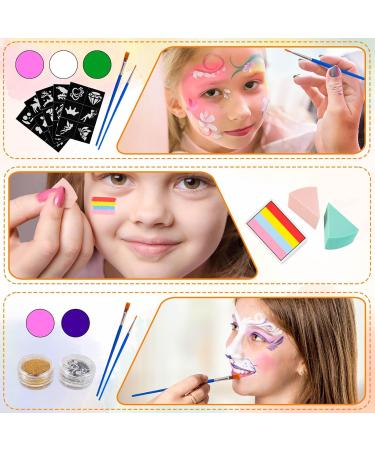 20 Colors Face Paint Kit - Professional Body Makeup for Birthdays Halloween Cosplay & Stage | Ideal SFX Art Supplies - Buy Online on GoSupps.com