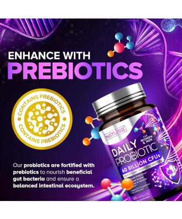 Built by Nature Probiotic for Women & Men 60 Billion CFU 10 Strains + Prebiotics & Digestive Enzymes Supports Digestive Immune Reduce Gas & Bloating Shelf Stable Non-GMO - 120 Capsules 120 Count (Pack of 1) - Buy Online on GoSupps.com