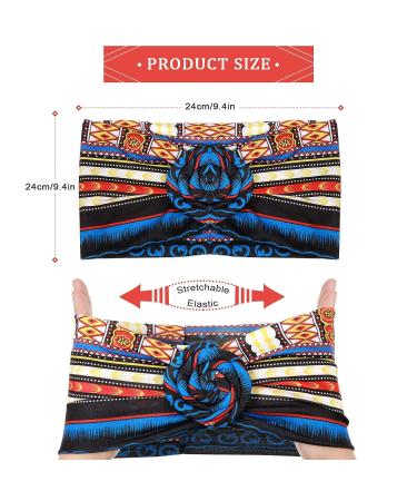 Willbond African Headband for Women - 6 Piece Boho Print Hairband for Yoga, Sports & Workouts - Buy Online on GoSupps.com