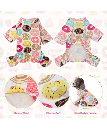 HYLYUN 2 Pack Puppy Pajamas - Cats Onesie for Small Dogs and Cats | Soft Cotton Rompers for Pets | Cozy Pet Jumpsuits | S Size (Back 7.9) - Pack of 2 - Buy Online on GoSupps.com