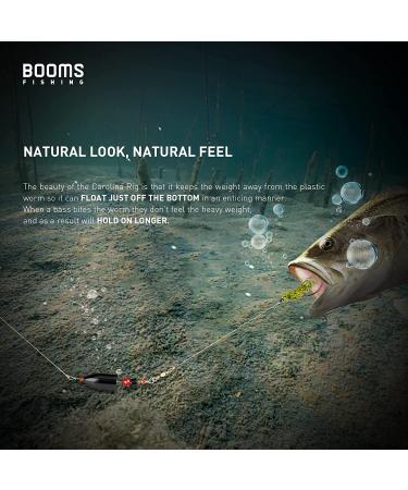 Booms Fishing CRR Carolina Ready Rigs 5pcs Kit - Bass Fishing Saltwater Brass Pre Rigged Carolina Rigs with Bullet Weights and Carolina Keeper - 4 Sizes Available (1/4oz, 1/2oz, 3/4oz, 1oz) - Black_1/2oz_5pack - Buy Online on GoSupps.com