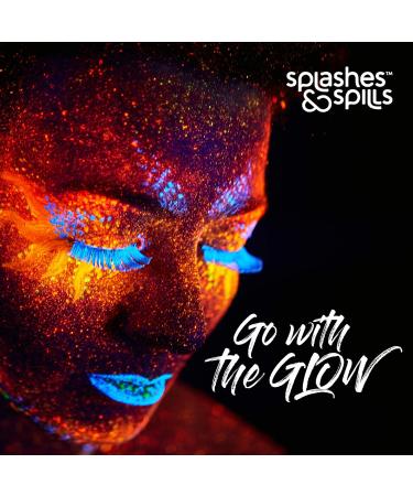 UV Face and Body Paint Sticks - Halloween Club Makeup - Safe for All Skin Types - Splashes & Spills (6 Pack) - Buy Online on GoSupps.com