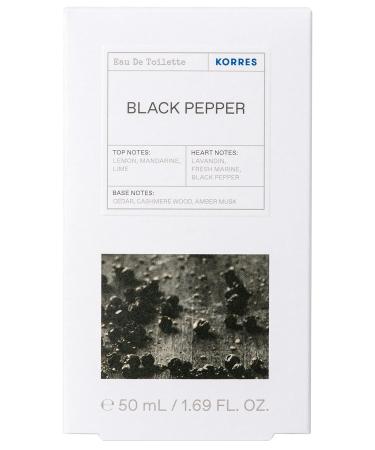 KORRES Eau de Toilette Black Pepper 1.69 fl. oz. - Buy Online on GoSupps.com