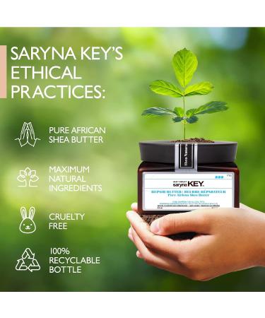 Saryna Key Curl Control Treatment Butter Mask - Natural Shea Butter Hair Mask for Curly Hair - Protein Treatment for Frizzy Hair - Deep Conditioner for Coils and Curls (300ml/10.14oz) - Buy Online on GoSupps.com