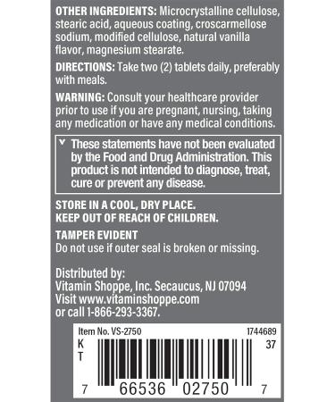 Vitamin Shoppe Ultimate Man Multivitamin - High Potency Energy & Antioxidant Blend for Men's Health - 180 Tablets - Buy Online on GoSupps.com