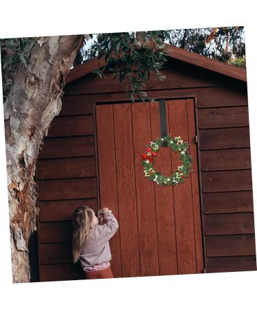 Housoutil 2pcs Door Hook Wall Mounted Clothing Rack Over Door Coat Hooks Door Back Hook No Punching Key Chain 21x4.5cm Black - Buy Online on GoSupps.com