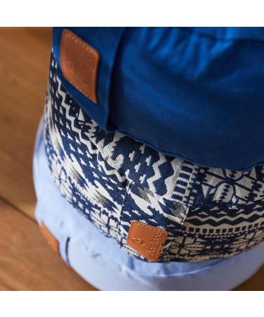 Buy Doyouryoga Round Yoga Pillow - 30cm x 15cm Washable Cover Organic Spelt or Buckwheat Filling | Perfect for Yin Yoga & Meditation - Buy Online on GoSupps.com