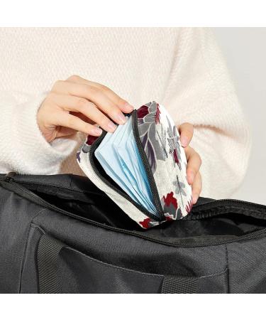Women's Bonds Storage Pockets - Stylish Dragonfly & Flower Portable Period Kit | Feminine Product Bag for Girls - Buy Online on GoSupps.com