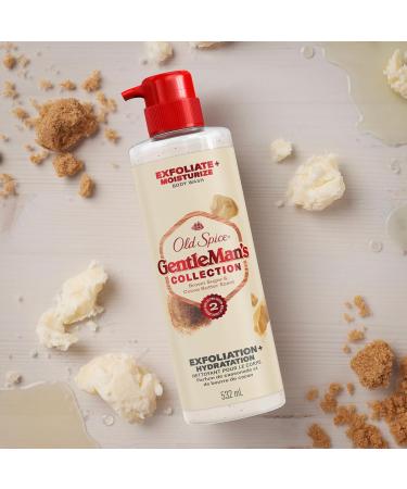 Old Spice Gentleman's Blend Exfoliating Body Wash Brown Sugar & Cocoa Butter 532ml - Buy Online on GoSupps.com
