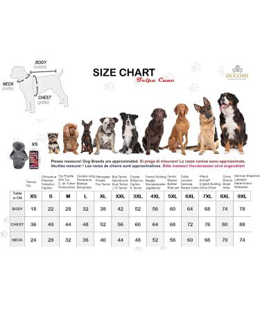 Ducomi 100% Cotton Dog Sweatshirt - Warm Monochrome Coat for Dogs of All Sizes (XS to 9XL) - Stylish Red Sweater for Small & Large Breeds - Buy Online on GoSupps.com