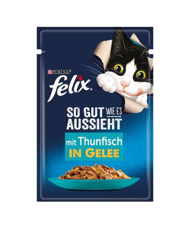 FELIX As good as it looks wet cat food in jelly with tuna 26 pack (26 x 85g) Tuna 2.21 kg (1 pack)