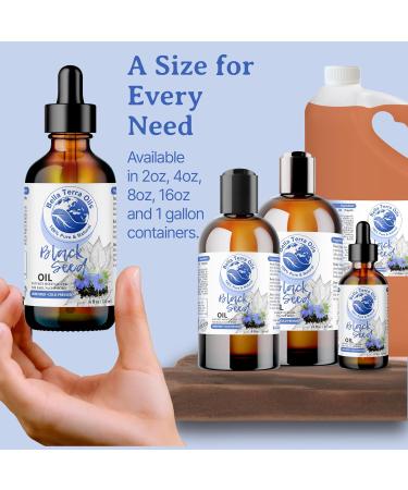 Bella Terra Oils - Black Seed Oil 2oz - Celebrating Black Cumin's Nutritional Legacy Infused with Gamma Linoleic Acid A Premium Cosmetic Companion 2 Fl Oz (Pack of 1) - Buy Online on GoSupps.com