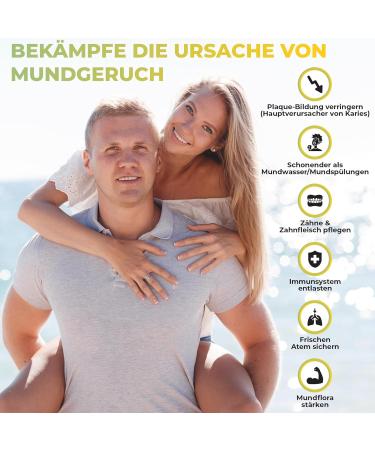 Delvina Bad Breath Combat Vegan Lollipops - 365 Fresh Breath Lollies with Vitamin D3 & Bacterial Cultures | 1 Year Supply - No Rinsing Needed! - Buy Online on GoSupps.com