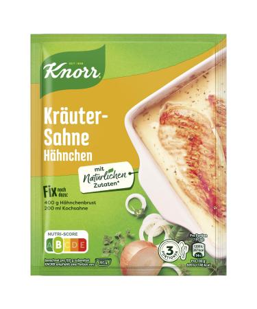 Knorr Fix seasoning mix herb cream chicken for a delicious oven dish with natural ingredients 3 servings