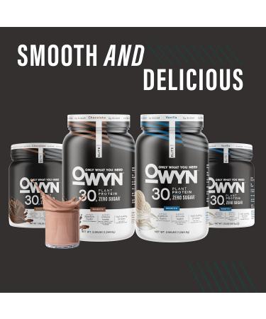 OWYN Only What You Need Pro Elite High Protein Powder 30g Vegan Protein for Workout Recovery Delicious Smooth Taste Zero Sugar Low Net Carbs Vanilla 12 Servings (1.32 LB) Vanilla 1.09 Pound (Pack of 1) - Buy Online on GoSupps.com