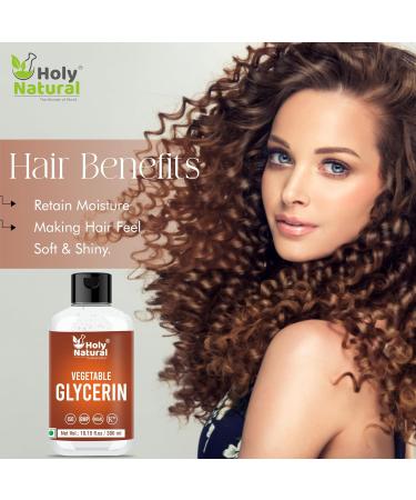 Buy Holy Natural Organic Vegetable Glycerin 300ml - USDA Certified Non-GMO Kosher Food & Cosmetic Grade for Skin Hair Crafts & Soap - Buy Online on GoSupps.com