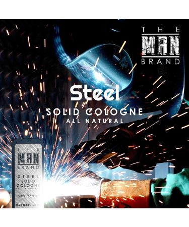 Steel Solid Cologne 0.75 oz - Natural Men's Cologne - Redefined men's fragrance Wax Cologne Steel Travel Size Cologne for men - Solid Cologne Men's Steel Scent (3/4 Ounce (Pack of 1) Steel) - Buy Online on GoSupps.com
