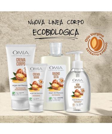  Omia Omia Organic Eco Soap with Moroccan Argan Oil Liquid Soap for Hands and Face Elastic Protective and Nourishing Action - 4 x 300ml Bottles - Amazon Exclusive - Buy Online on GoSupps.com