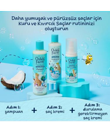 Childs Farm Coco-Nourish Apr s-shampoing hydratant les cheveux secs et boucl s doux et sans d chirures noix de coco enfants 250 ml Apr s-shampoing noix de coco - Cheveux secs - Buy Online on GoSupps.com