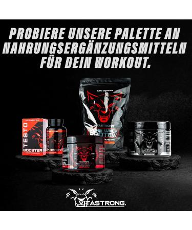 Vitastrong Pre Workout Booster - Ultimate Energy Powder with Beta Alanine Caffeine Taurine & Vitamin B for Extreme Pump - Buy Internationally - Buy Online on GoSupps.com