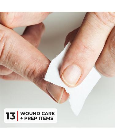 Thrive Mini First Aid Kit Travel Size (66 Piece) - Hospital Grade Medical Supplies in Compact First Aid Bag - Buy Online on GoSupps.com