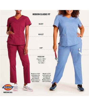 Dickies EDS Signature Women's Scrubs Jacket - Snap Front - Small - Navy - Buy Online on GoSupps.com