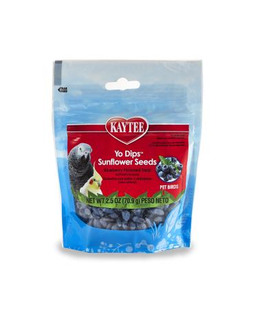 Kaytee Blueberry Flavored Yogurt Dipped Sunflower Seeds for Birds Treat